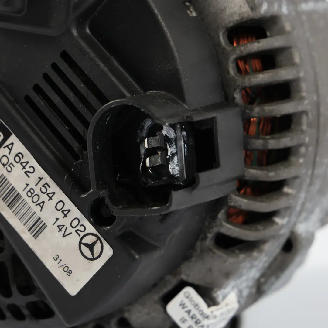 OM642 Diesel Alternator Generator to Mercedes W164 W204 W211 with Part number A6421540402 Mercedes W164 W204 W211 OM642 Diesel Alternator Generator - SKU A6421540402-1 - Part number A6421540402