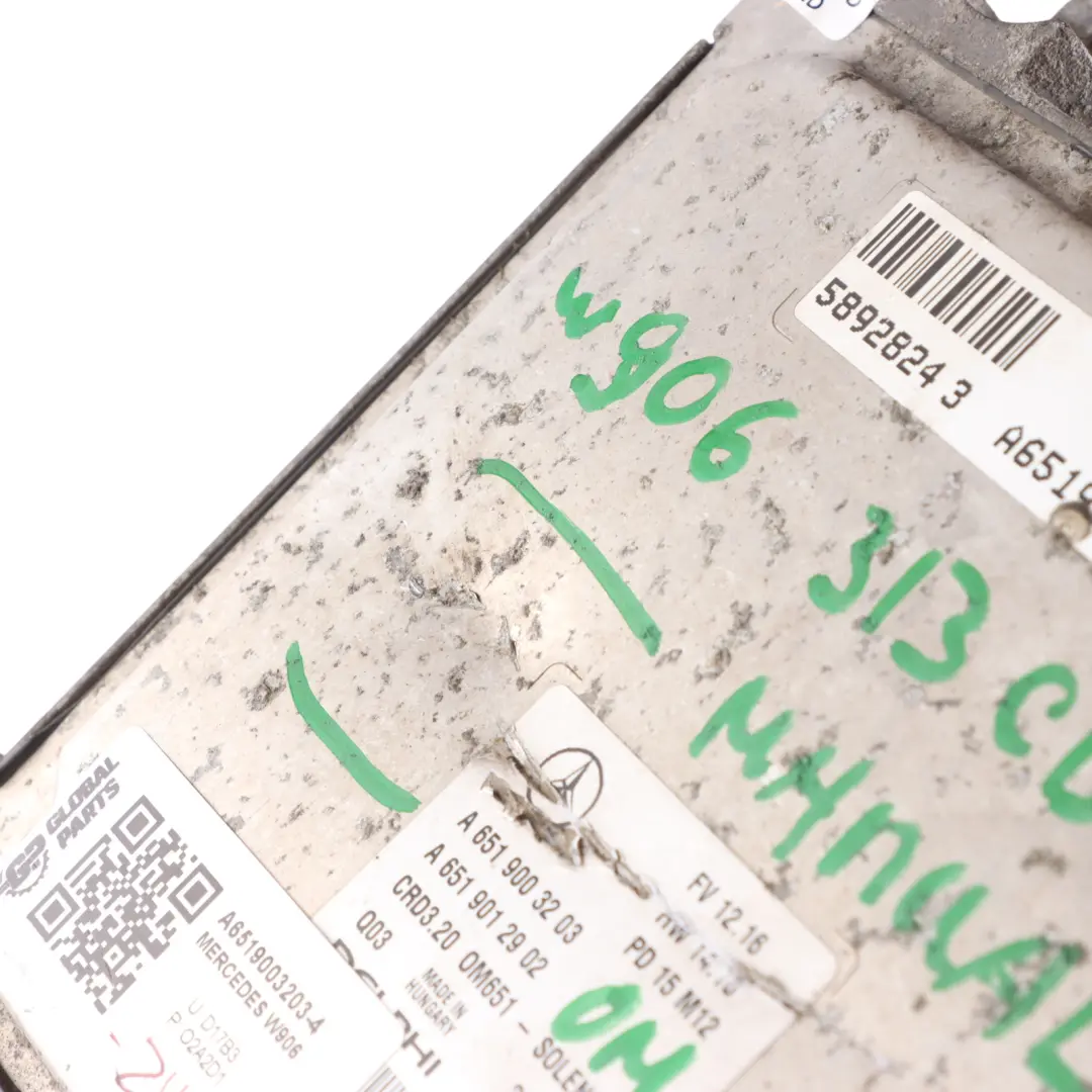 OM651.955 129HP Manual de la ECU motor diésel para Mercedes W906 313 CDI con número de pieza A6519003203 Mercedes W906 313 CDI OM651.955 129HP Manual de la ECU motor diésel - SKU A6519003203-4 - Número de pieza A6519003203