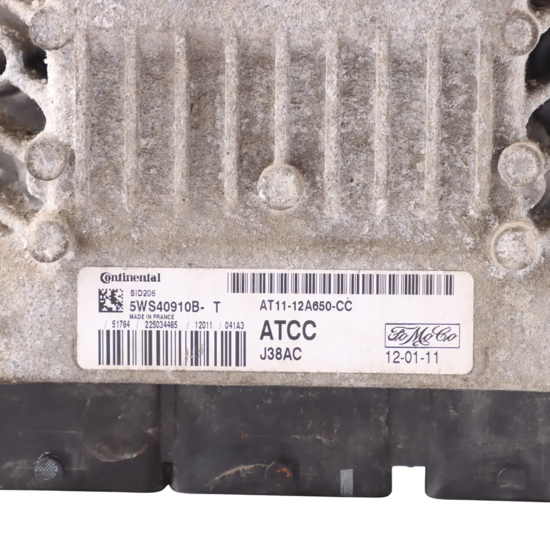 Ford Transit Connect 1.8 TDCi P7PB 75HP Engine Control ECU Manual - SKU AT11-12A650-CC - Part number AT11-12A650-CC