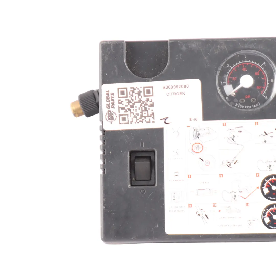 Citroen C3 Reifenfüller Luftpumpe Kompressor Einheit für mit Teilenummer B000992080 Citroen C3 Reifenfüller Luftpumpe Kompressor Einheit - SKU B000992080 - Teilenummer B000992080