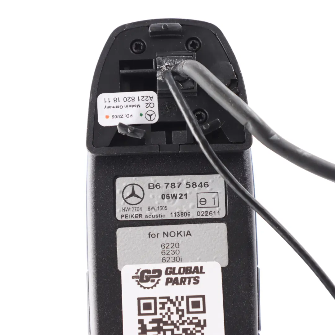 Mercedes W221 Bluetooth Hands Free Mobile Phone Adapter Bracket Holder - SKU B67875846 - Part number B67875846