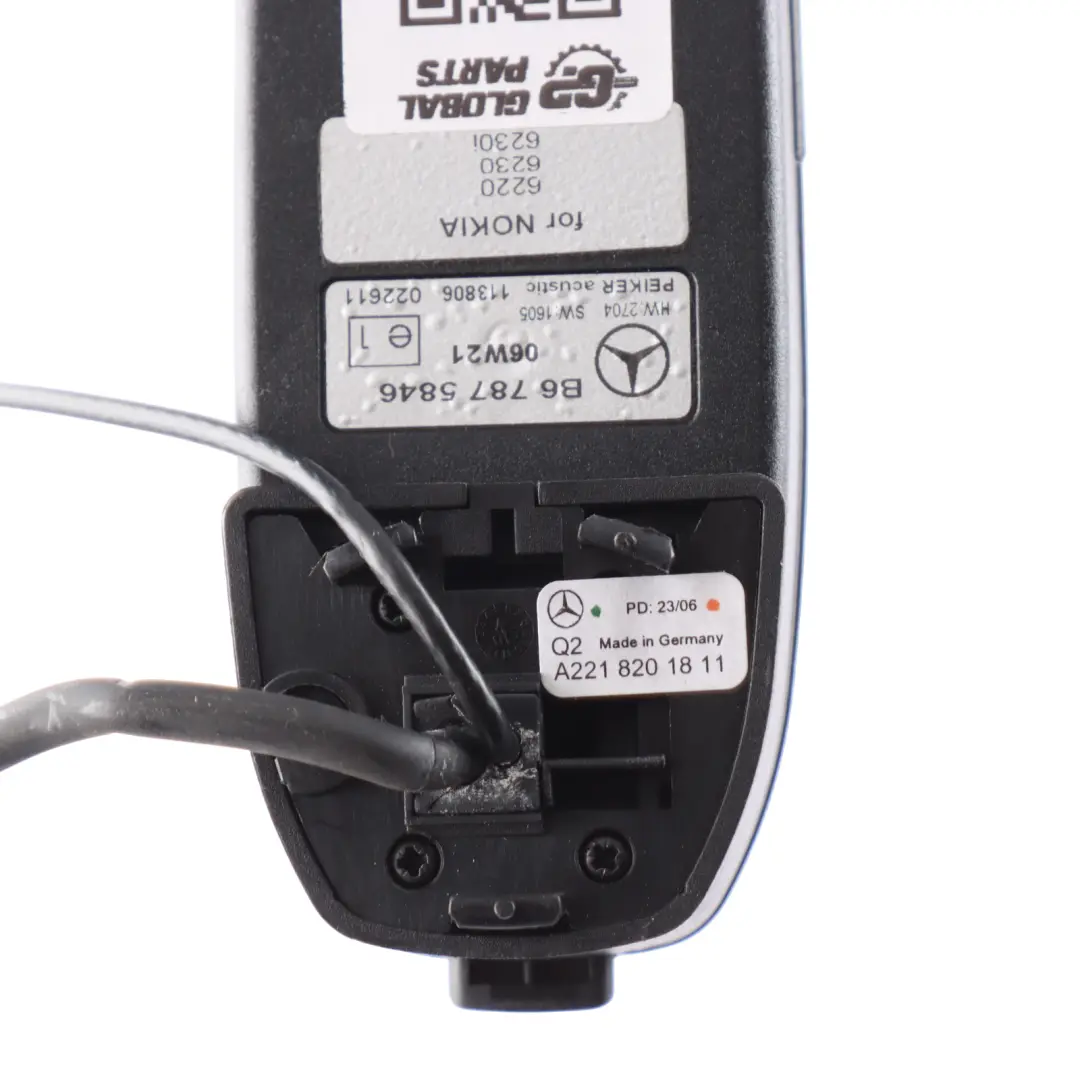 Mercedes W221 Bluetooth Hands Free Mobile Phone Adapter Bracket Holder - SKU B67875846 - Part number B67875846