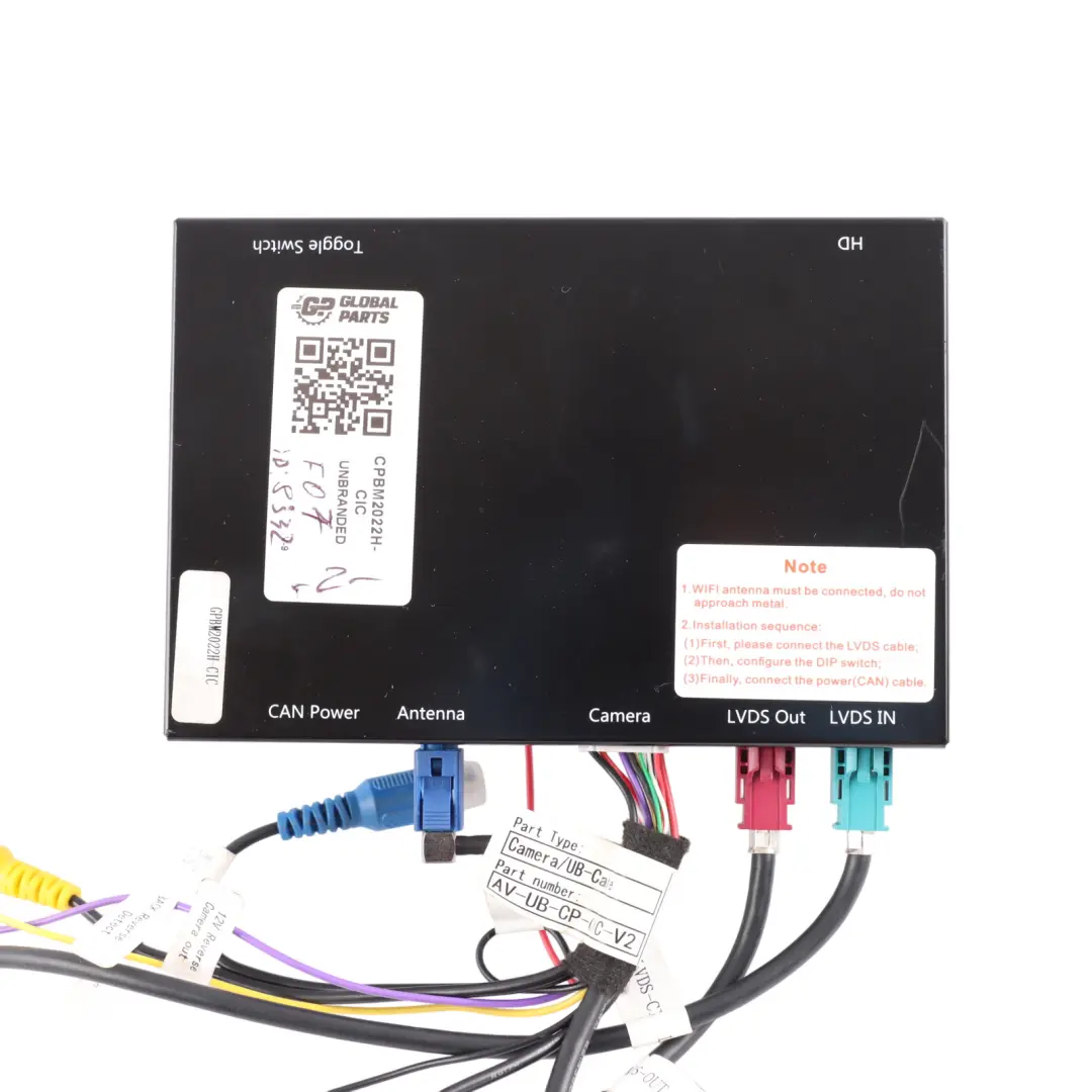 BMW F07 Car Play Android Auto Module Adapter - SKU CPBM2022H-CIC - Part number CPBM2022H-CIC