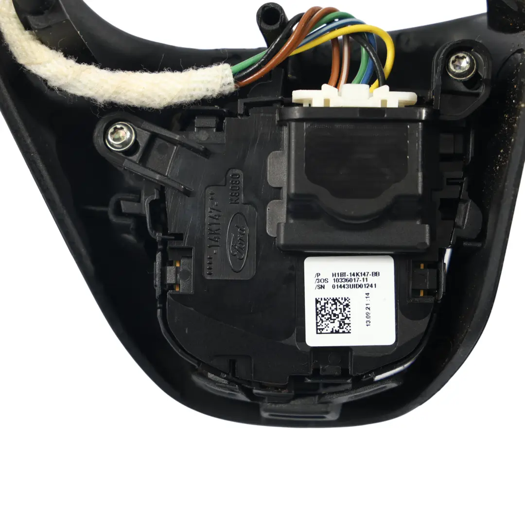 Steering Wheel Switches Multifunction Button Covering Trim to Ford Fiesta Mk7 with Part number H1BT-14K147-BB Ford Fiesta Mk7 Steering Wheel Switches Multifunction Button Covering Trim - SKU H1BT-14K147-BB - Part number H1BT-14K147-BB
