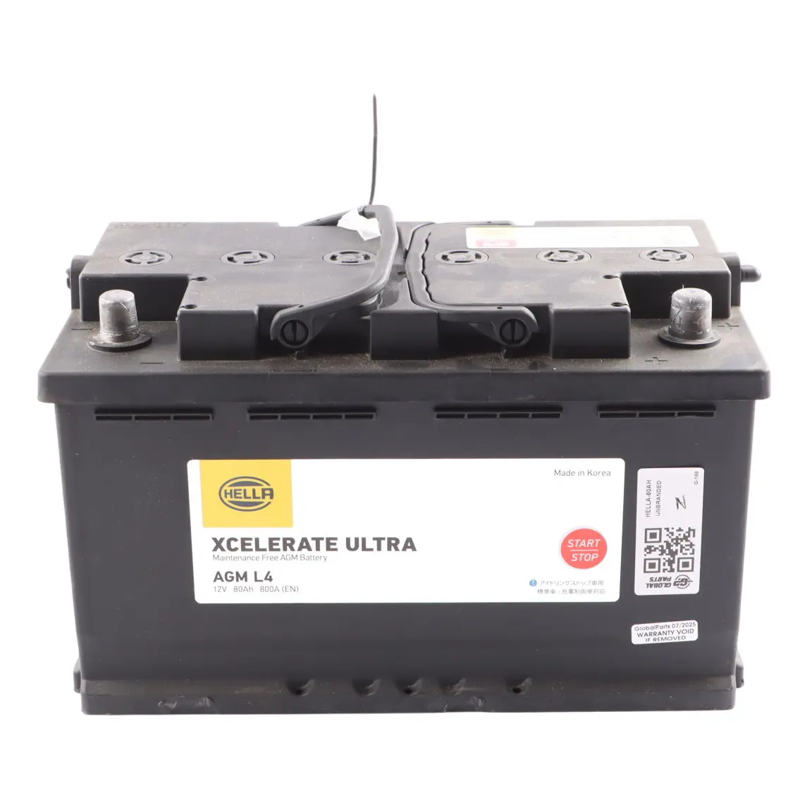 Audi Q3 8U Q5 8R HELLA XCelerate Ultra AGM Start Stop Car Battery 80Ah 800A 12V 