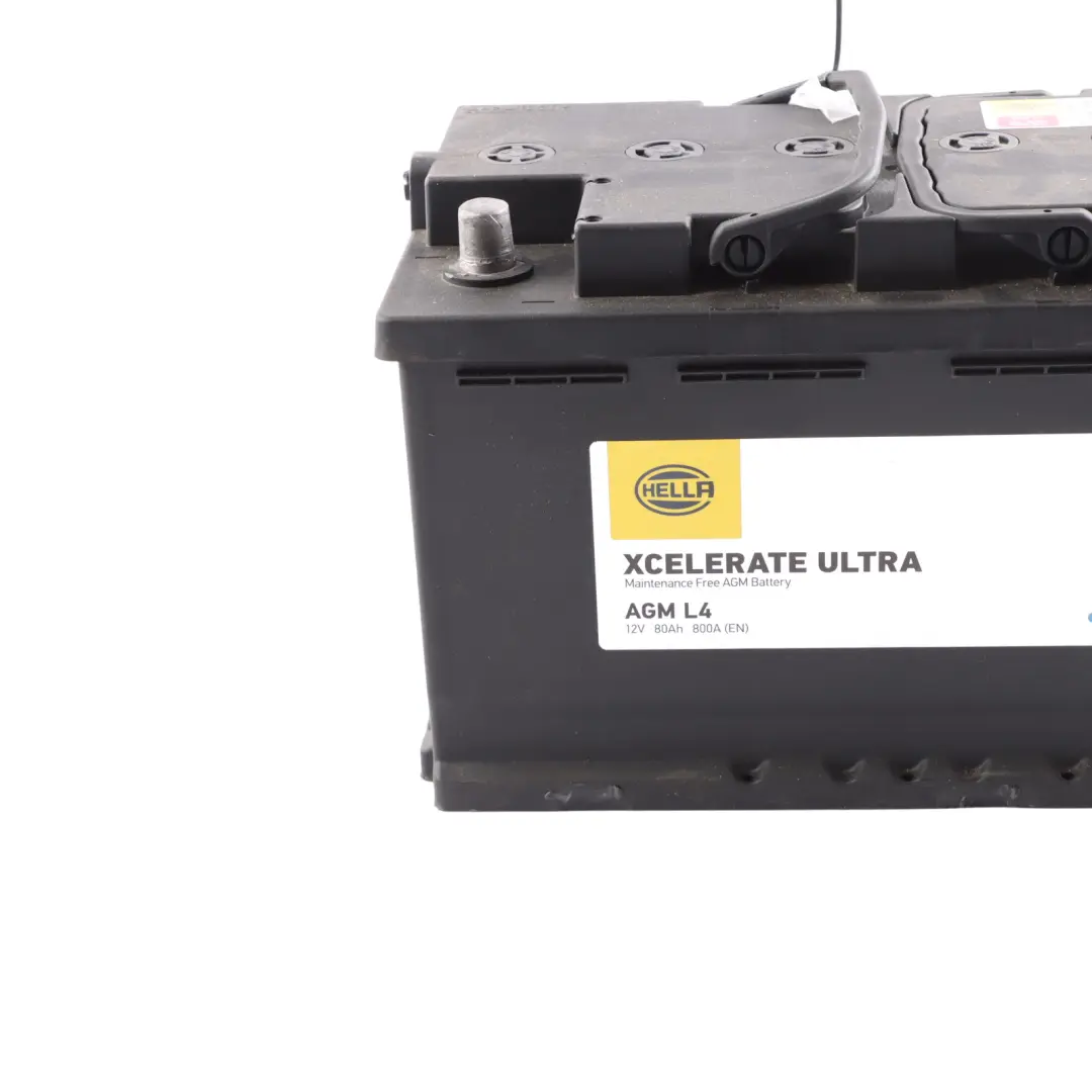 Audi Q3 8U Q5 8R HELLA XCelerate Ultra AGM Start Stop Car Battery 80Ah 800A 12V - SKU HELLA-80AH - Part number 8EB354810021