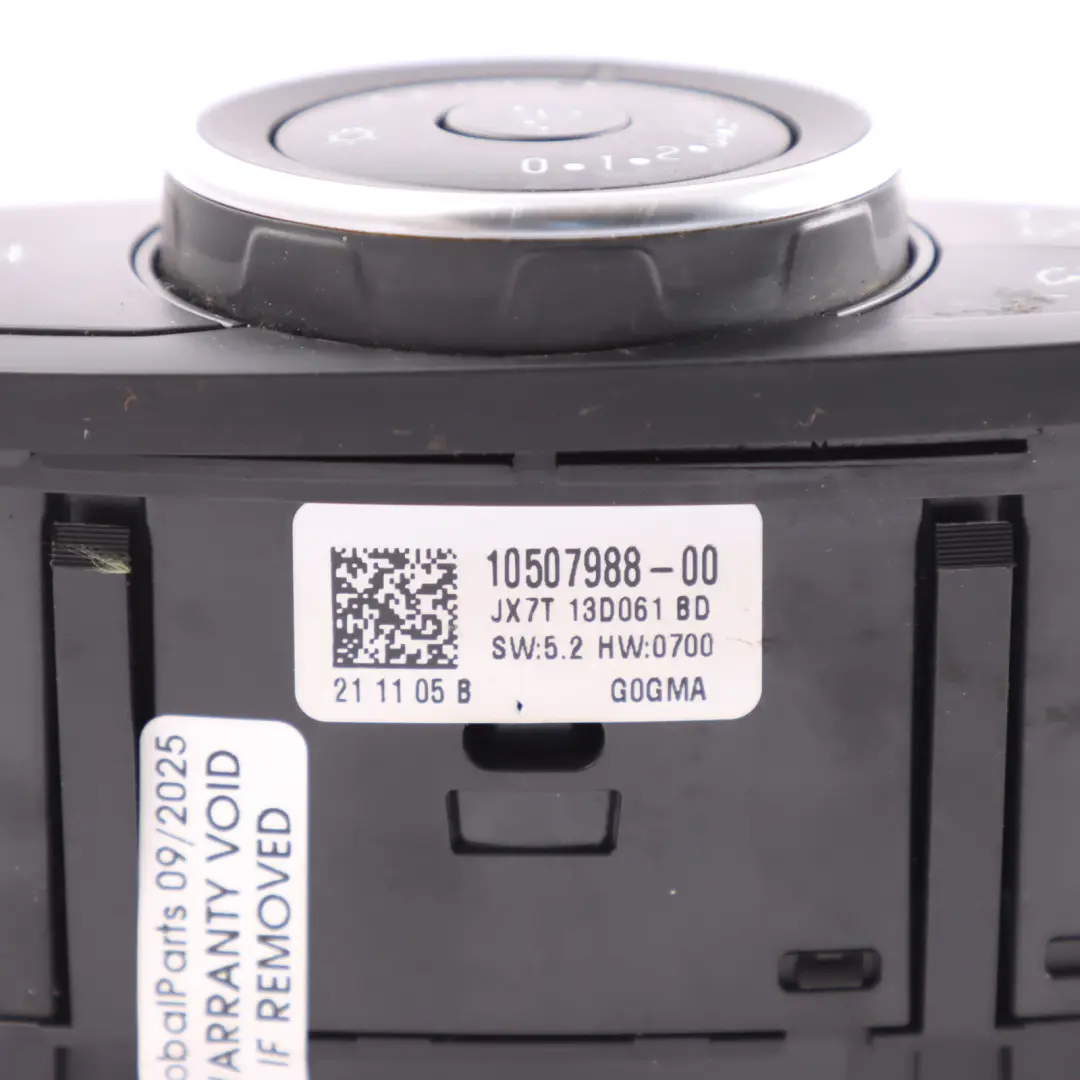 Ford Transit Mk8 Light Switch Headlight Control Unit Panel - SKU JX7T-13D061-BD - Part number JX7T-13D061-BD