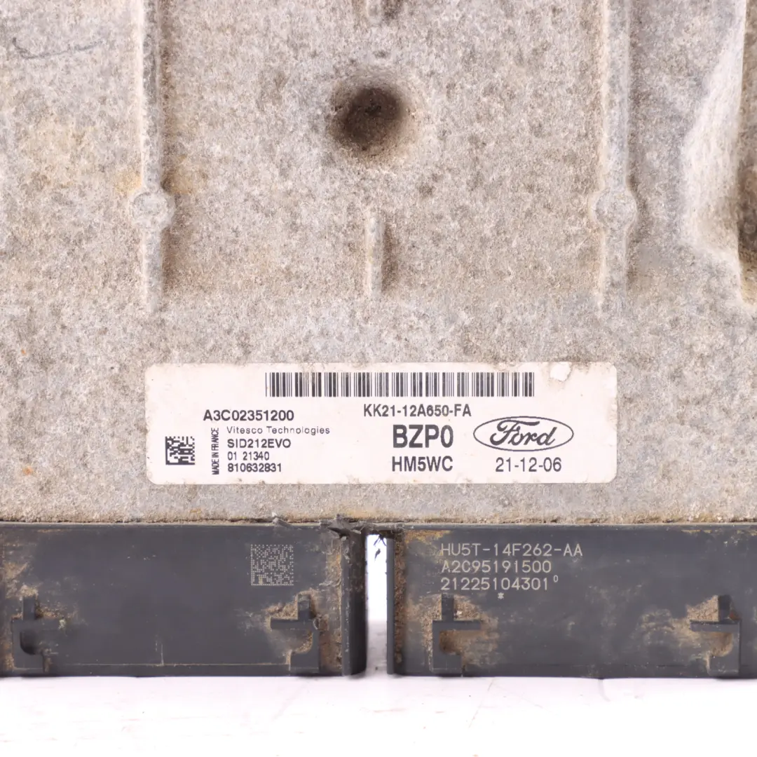 Ford Transit Mk8 2.0 EcoBlue 130HP Engine Control ECU Kit Manual - SKU KK21-12A650-FA-1 - Part number KK21-12A650-FA
