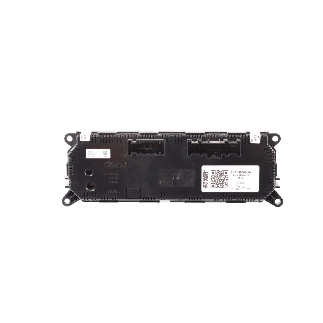 Mk8 Heater Climate Air Con A/C Control Unit Panel to Ford Transit with Part number KK2T-18549-PA Ford Transit Mk8 Heater Climate Air Con A/C Control Unit Panel - SKU KK2T-18549-PA - Part number KK2T-18549-PA