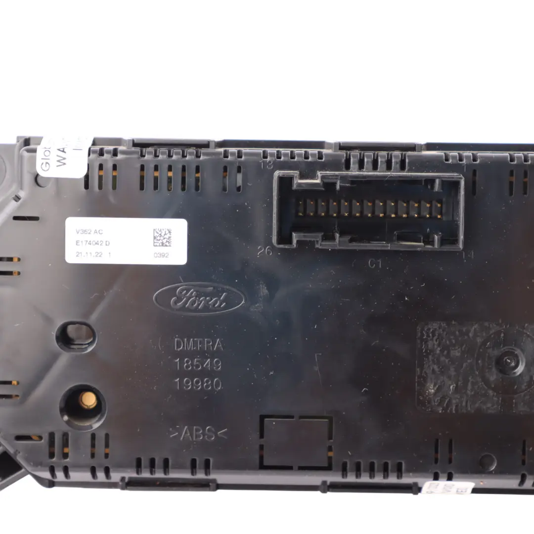 Mk8 Heater Climate Air Con A/C Control Unit Panel to Ford Transit with Part number KK2T-18549-PA Ford Transit Mk8 Heater Climate Air Con A/C Control Unit Panel - SKU KK2T-18549-PA - Part number KK2T-18549-PA