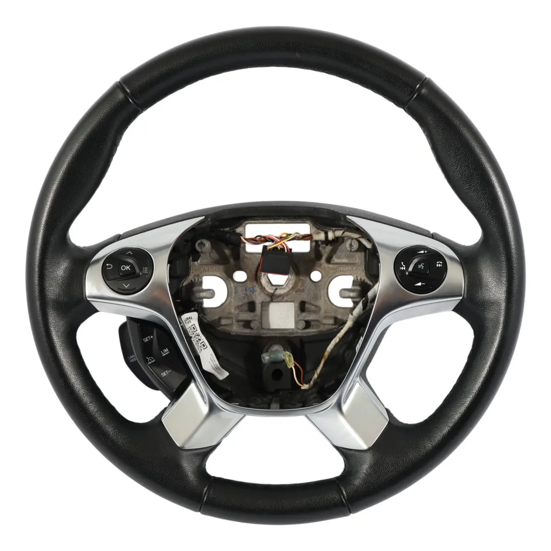 Mk2 Steering Wheel Black Leather to Ford Transit Connect with Part number KT1B-3600-GB3ZHE Ford Transit Connect Mk2 Steering Wheel Black Leather - SKU KT1B-3600-GB3ZHE - Part number KT1B-3600-GB3ZHE