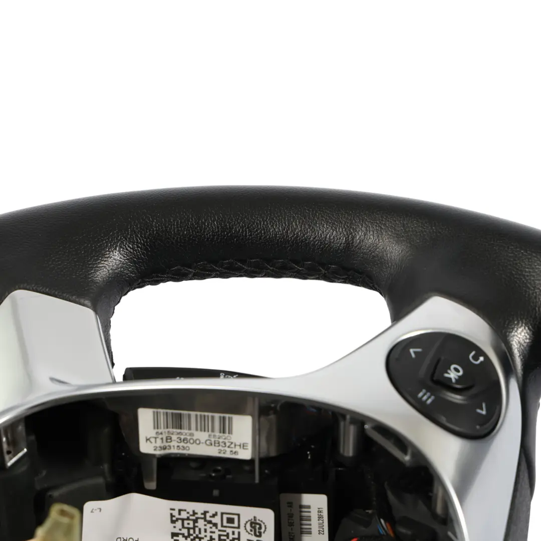 Mk2 Volant Cuir Noir pour Ford Transit Connect à propos du numéro de pièce KT1B-3600-GB3ZHE Ford Transit Connect Mk2 Volant Cuir Noir - SKU KT1B-3600-GB3ZHE - Numéro de pièce KT1B-3600-GB3ZHE