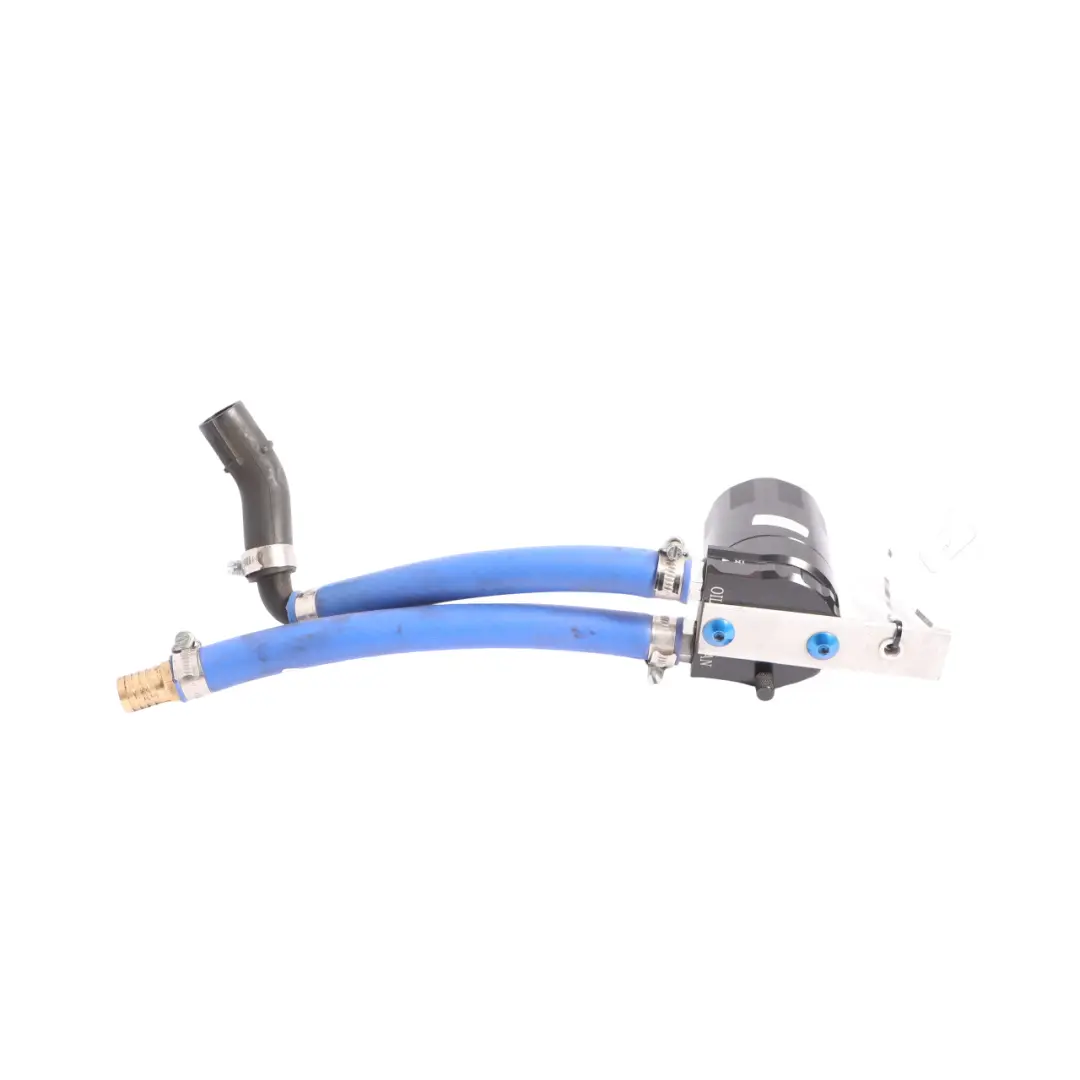 Mini R56 2-Port Oil Catch Can Air Oil Separator Tank Unit Hoses Cooper S N14 - SKU N14-OIL-CATCH - Part number N14-OIL-CATCH
