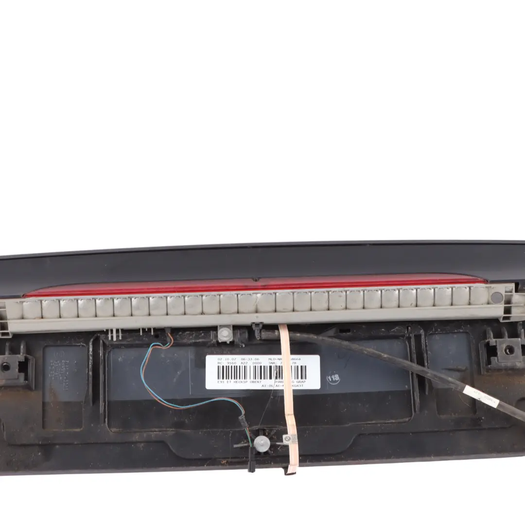 BMW 3 Series E91 E91N LCI Trunk Lid Spoiler Rear Sparkling Graphite Metallic - SKU P0033470-SG1 - Part number 0033470