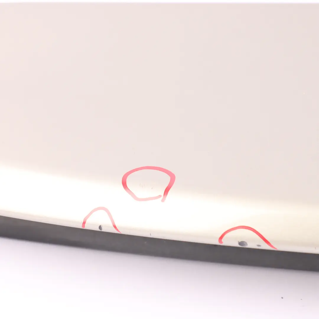 Mini Cooper One R56 Rear Spoiler Sparkling Silver Metallic A60 7148850 - SKU P0430315-SS - Part number 0430315