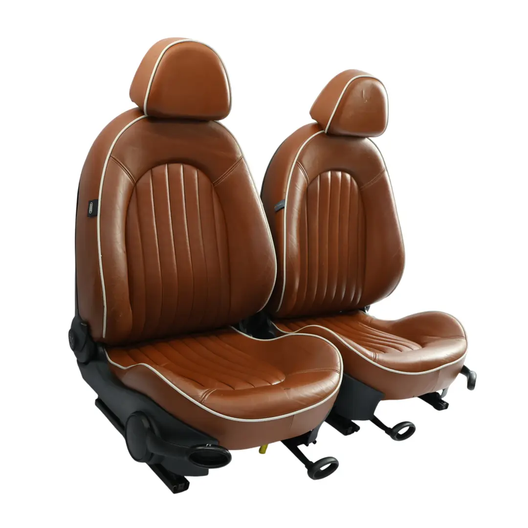 Mini R52 Riscaldato Sport Malto Marrone Pelle Inglese Sedili Sidewalk - SKU R52 Sport Leather Seats-1 - Numero di parte R52 Sport Leather Seats-1