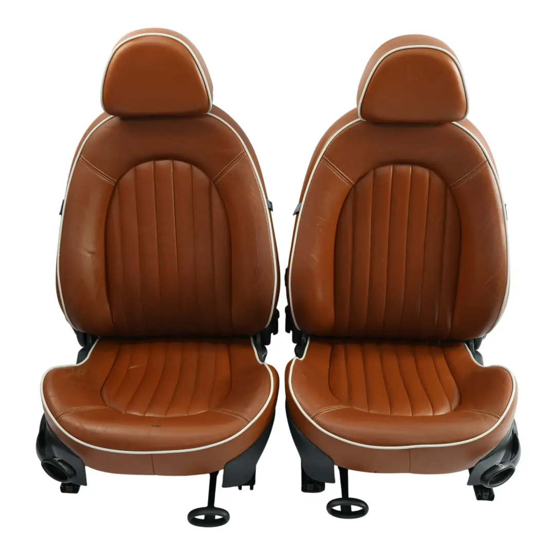 Mini R52 Sport Chauffé Marron Malt Cuir Anglais Sièges Avant Arrière Trottoir - SKU R52 Sport Leather Seats-1 - Numéro de pièce R52 Sport Leather Seats-1
