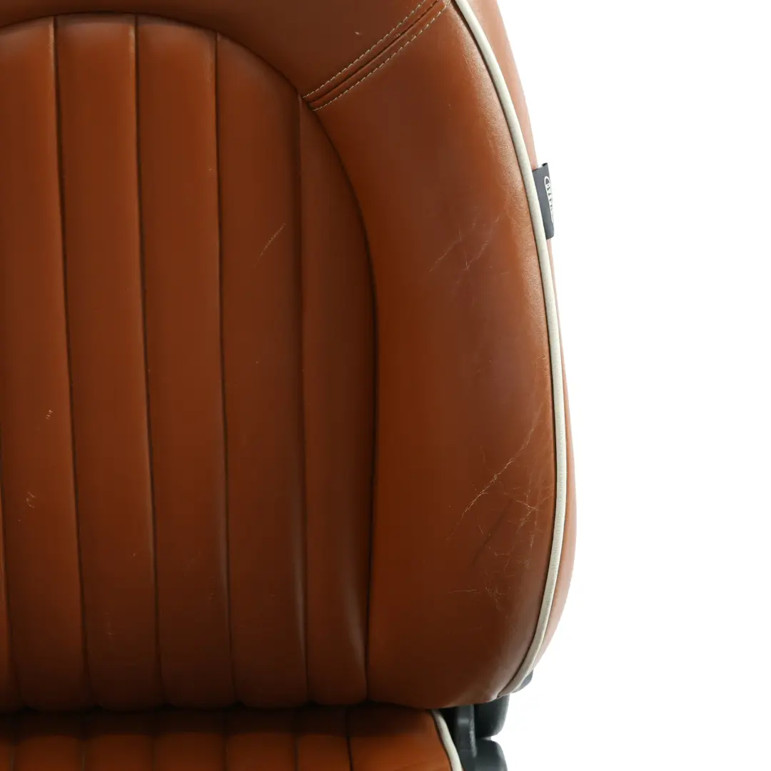 Mini Cooper R52 Heizung Sport Malt Brown Leder Sitze Vorne Hinten Sitz Sidewalk - SKU R52 Sport Leather Seats-1 - Teilenummer R52 Sport Leather Seats-1