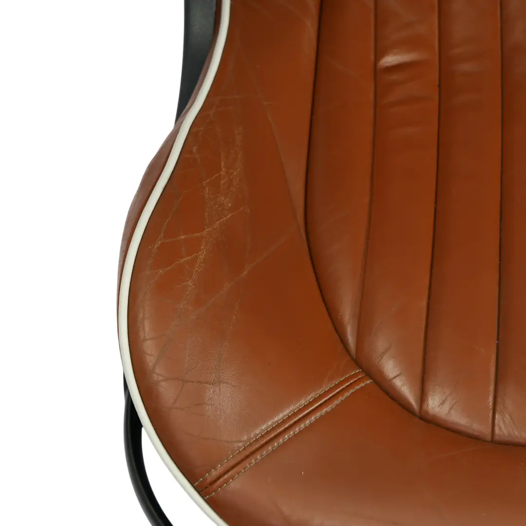 Mini R52 Heated Sport Malt Brown Leather English Seats Front Rear Seat Sidewalk - SKU R52 Sport Leather Seats-1 - Part number R52 Sport Leather Seats-1