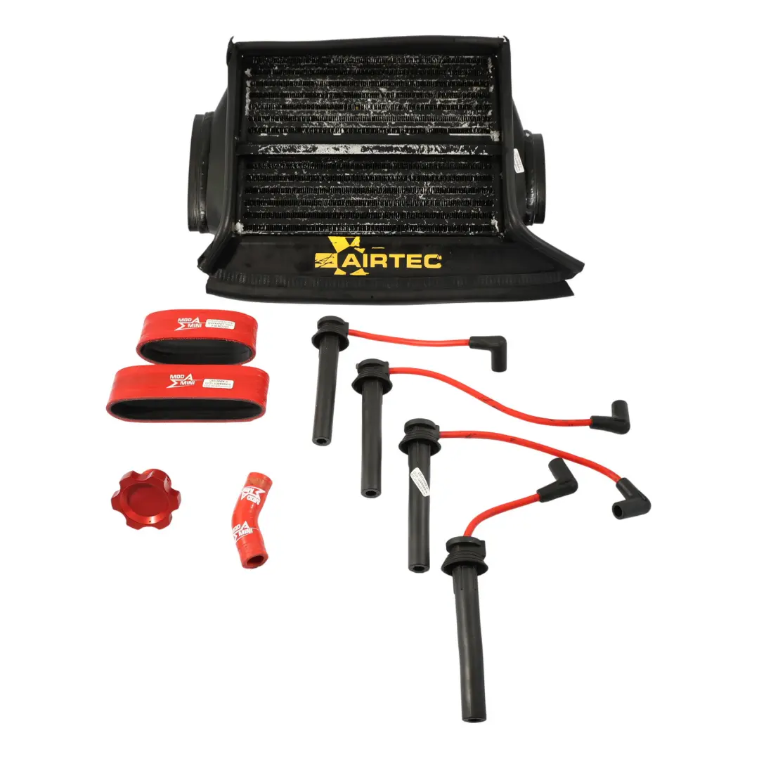 AIRTEC Top Mount Intercooler Snoot Boots Hoses Set to Mini R53 with Part number R53-AIRTEC Mini R53 AIRTEC Top Mount Intercooler Snoot Boots Hoses Set - SKU R53-AIRTEC - Part number R53-AIRTEC