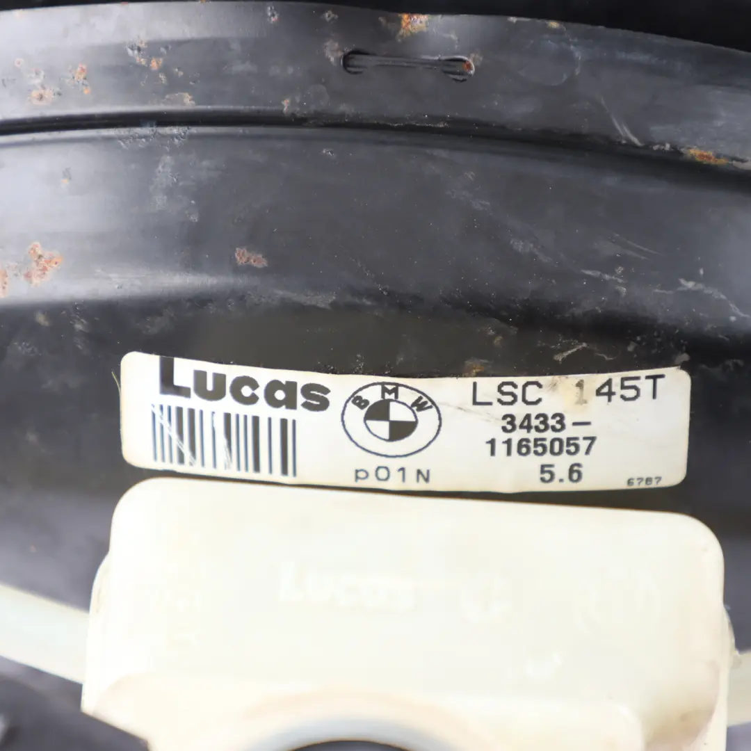 Brake Servo Booster Master Cylinder Lucas LSC 145T to BMW E39 M5 with Part number 1165057 BMW E39 M5 Brake Servo Booster Master Cylinder Lucas LSC 145T - SKU RHD-1165057 - Part number 1165057