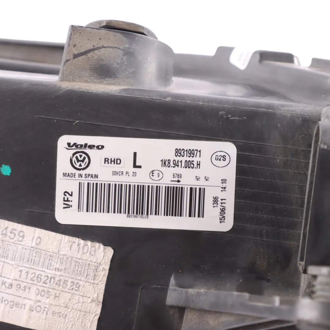 Mk3 Headlight Headlamp Light Lamp Front Left N/S to Volkswagen Scirocco with Part number 1K8941005H Volkswagen Scirocco Mk3 Headlight Headlamp Light Lamp Front Left N/S - SKU RHD-1K8941005H - Part number 1K8941005H