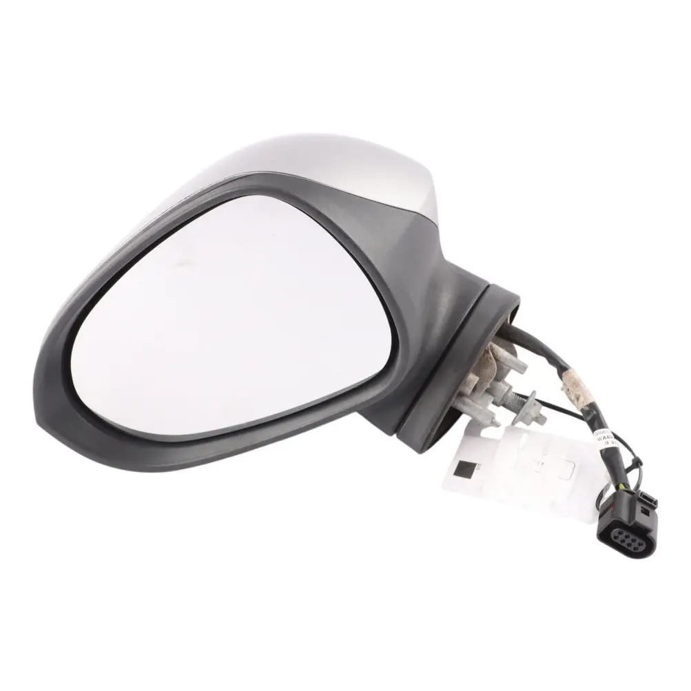 Seat Leon FR 1P Power Fold Heated Left Wing Mirror N/S Silver 1P2857507M