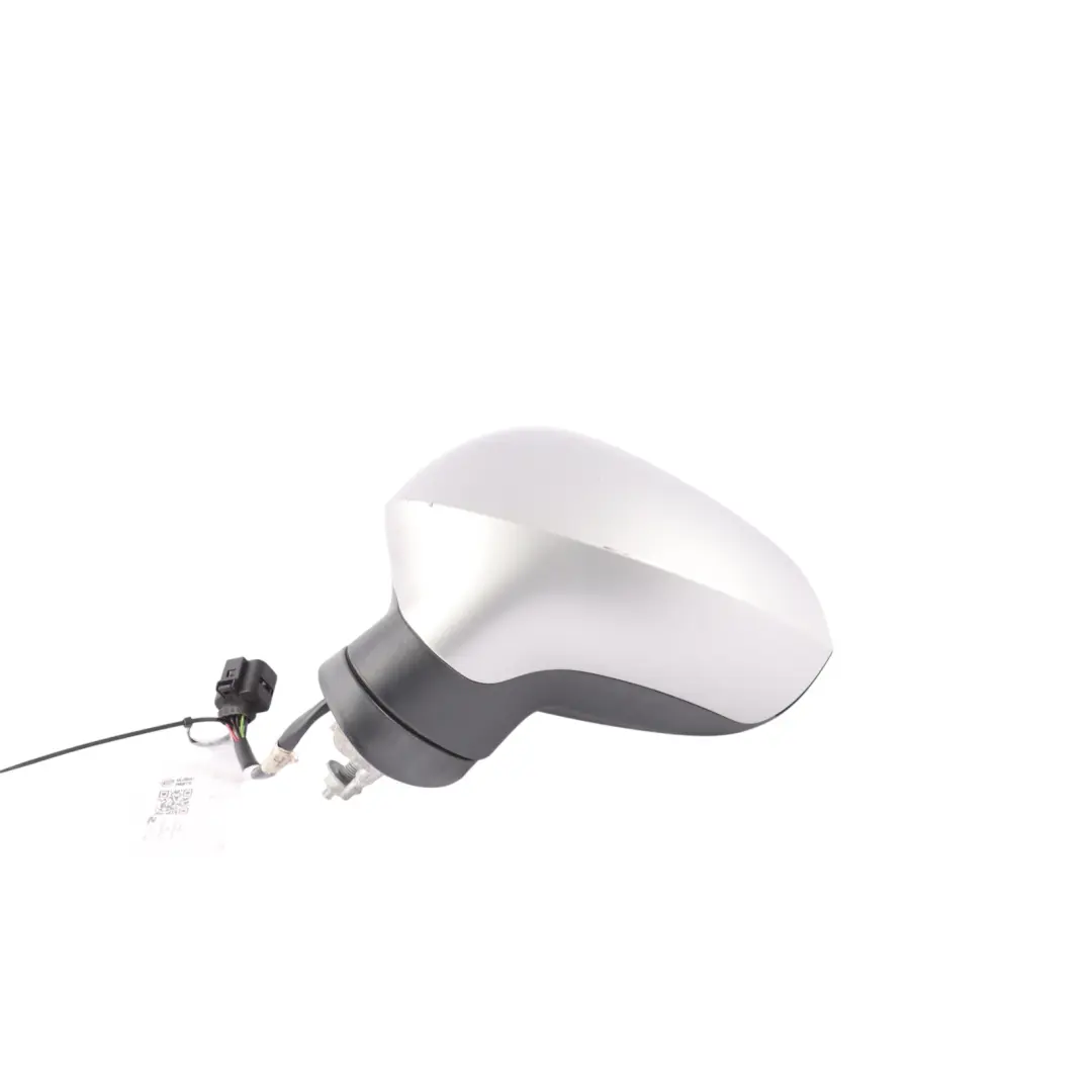 Seat Leon FR 1P Power Fold Heated Left Wing Mirror N/S Silver - SKU RHD-1P2857507M-SIL - Part number 1P2857507M