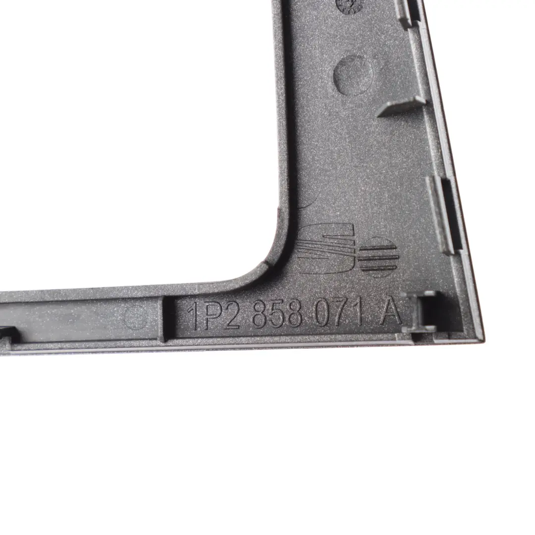 Mk2 Dashboard Screen Surround Trim Cover Panel to Seat Leon with Part number 1P2858071A Seat Leon Mk2 Dashboard Screen Surround Trim Cover Panel - SKU RHD-1P2858071A - Part number 1P2858071A
