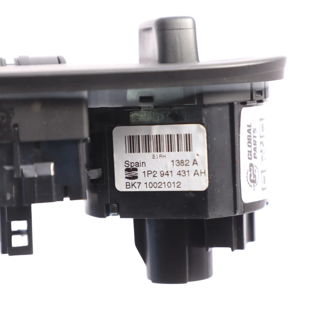 Seat Leon Mk2 1P Light Switch Headlight Control Unit Panel - SKU RHD-1P2941431AH - Part number 1P2941431AH
