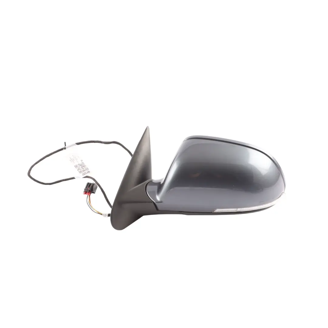 Skoda Octavia RS Mk2 Door Wing Mirror Electric Left N/S Anthracite Grey - F8J - SKU RHD-1Z2857507M-SDA - Part number 1Z2857507M