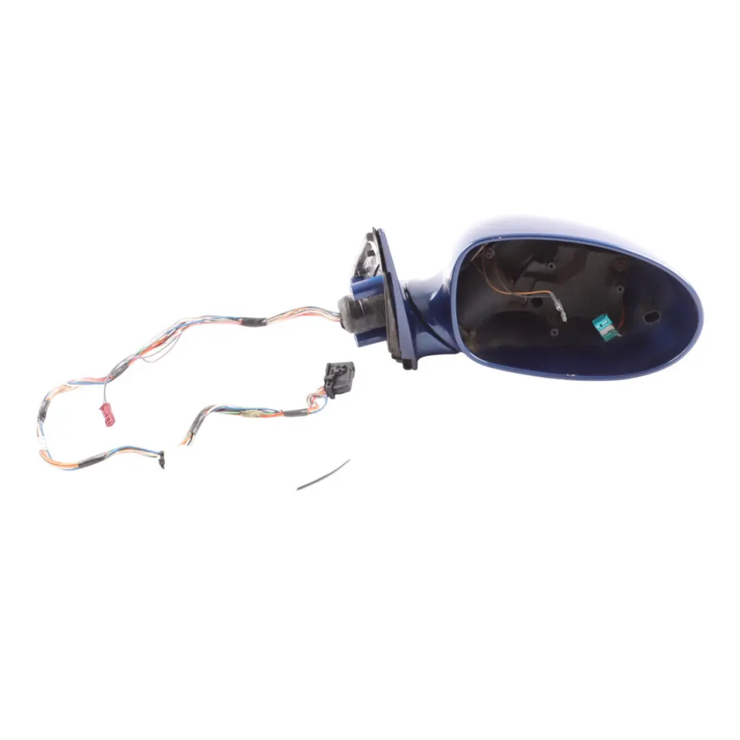 BMW E39 M5 Heated Outside Door Wing Mirror Right O/S Le Mans Blau Metallic - 381 - SKU RHD-2694894-LMB - Part number 2694894