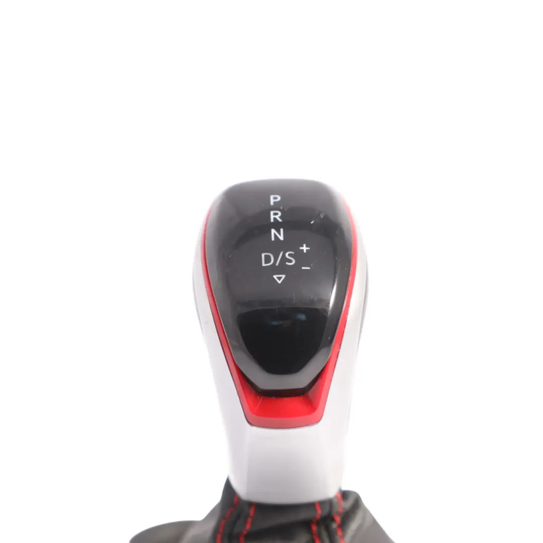 Volkswagen Polo GTI Mk6 AW Gear Shifter Knob Lever DSG Black Red - SKU RHD-2G2713203N - Part number 2G2713203N
