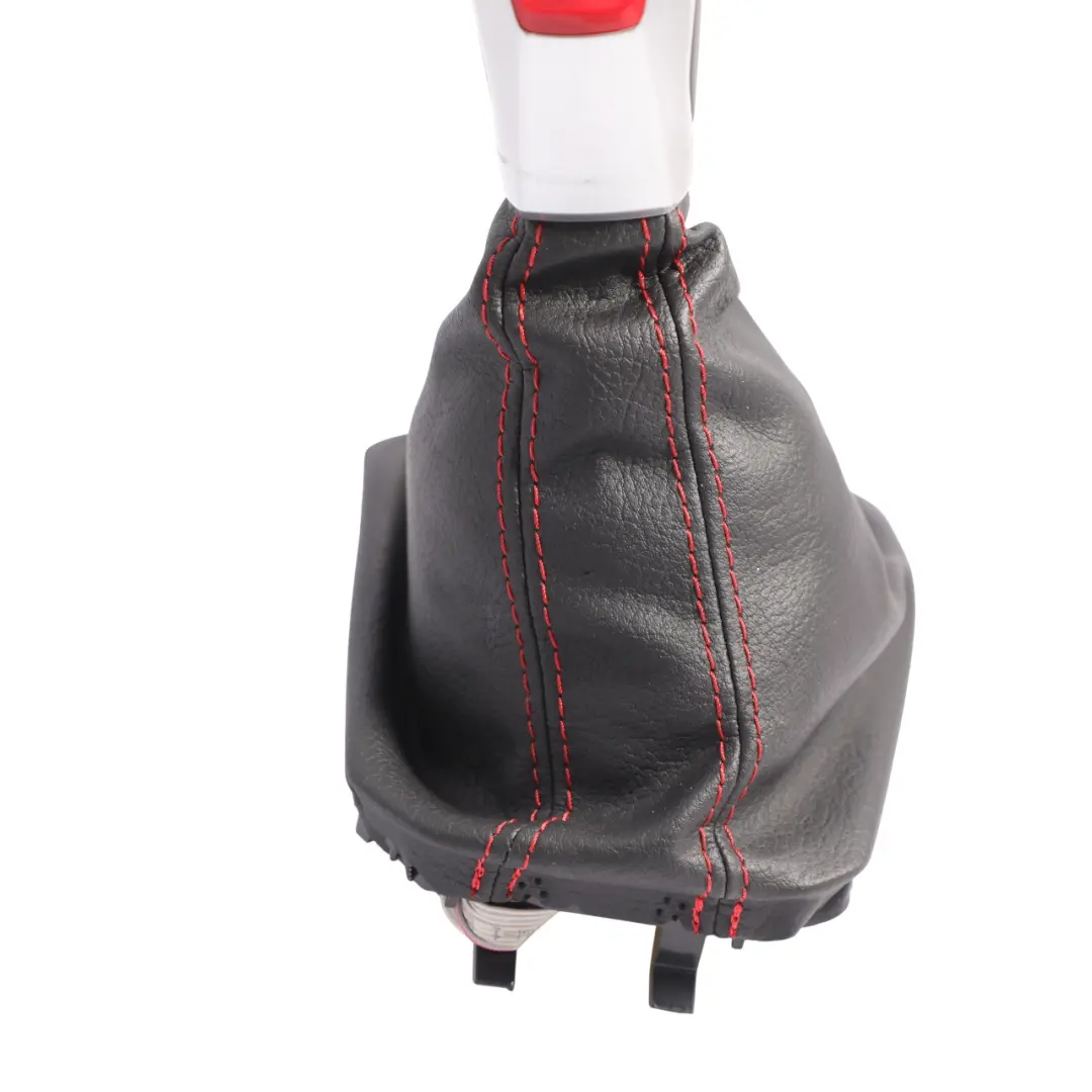 Volkswagen Polo GTI Mk6 AW Gear Shifter Knob Lever DSG Black Red - SKU RHD-2G2713203N - Part number 2G2713203N