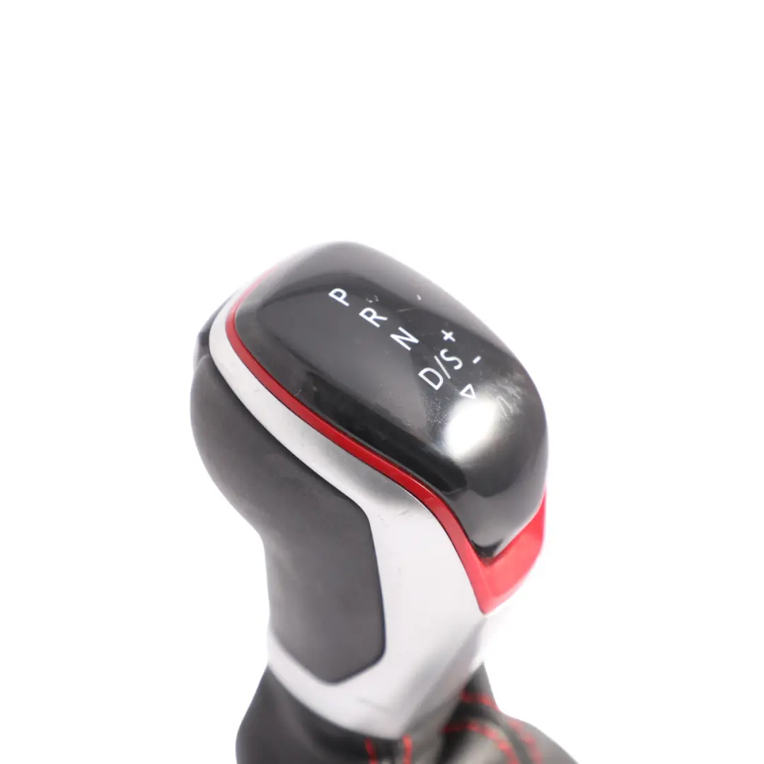 Volkswagen Polo GTI Mk6 AW Gear Shifter Knob Lever DSG Black Red - SKU RHD-2G2713203N - Part number 2G2713203N