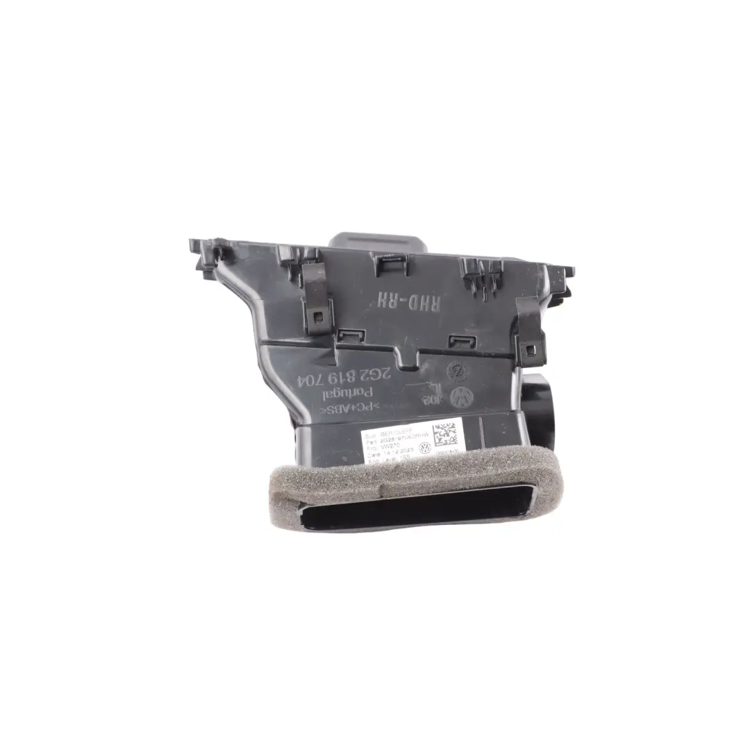 Mk6 Air Vent Dashboard Dash Nozzle Right O/S to VW Volkswagen Polo VI with Part number 2G2819704D VW Volkswagen Polo VI Mk6 Air Vent Dashboard Dash Nozzle Right O/S - SKU RHD-2G2819704D - Part number 2G2819704D