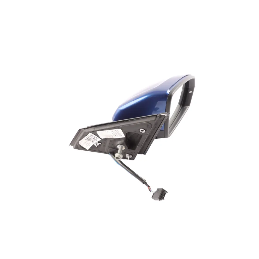 Mk6 AW Door Wing Mirror Right O/S Reef Blue - B5K to Volkswagen Polo GTI with Part number 2G2857508R Volkswagen Polo GTI Mk6 AW Door Wing Mirror Right O/S Reef Blue - B5K - SKU RHD-2G2857508R-REB - Part number 2G2857508R