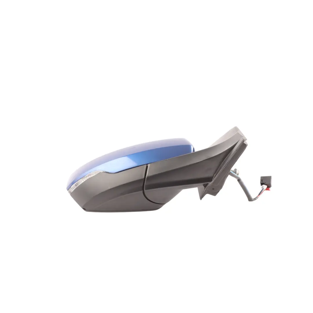 Mk6 AW Door Wing Mirror Right O/S Reef Blue - B5K to Volkswagen Polo GTI with Part number 2G2857508R Volkswagen Polo GTI Mk6 AW Door Wing Mirror Right O/S Reef Blue - B5K - SKU RHD-2G2857508R-REB - Part number 2G2857508R