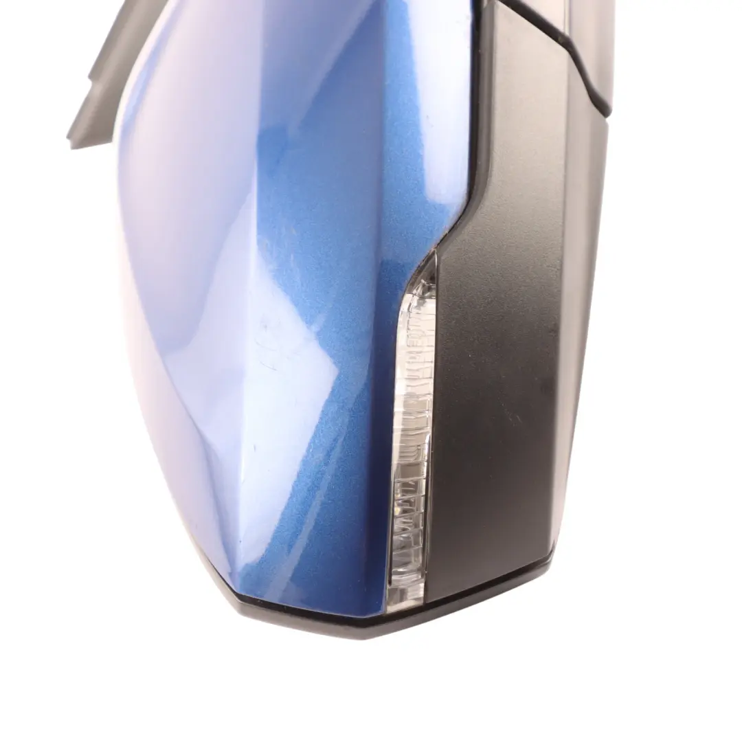 Volkswagen Polo GTI Mk6 AW Door Wing Mirror Right O/S Reef Blue - B5K - SKU RHD-2G2857508R-REB - Part number 2G2857508R