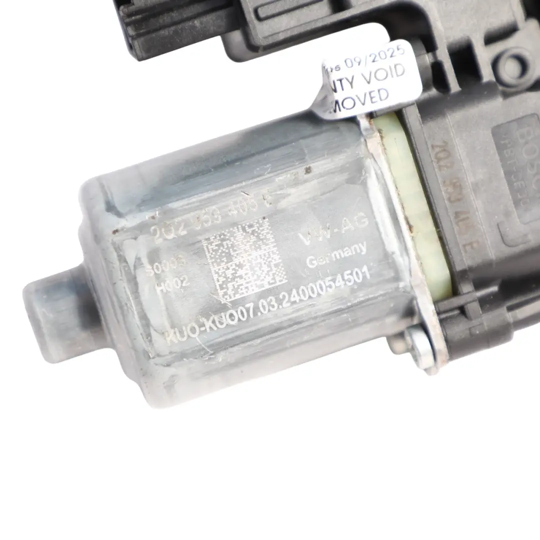 Volkswagen Polo Mk6 AW Front Door Window Lifter Motor Driver's Side - SKU RHD-2Q2959405E - Part number 2Q2959405E