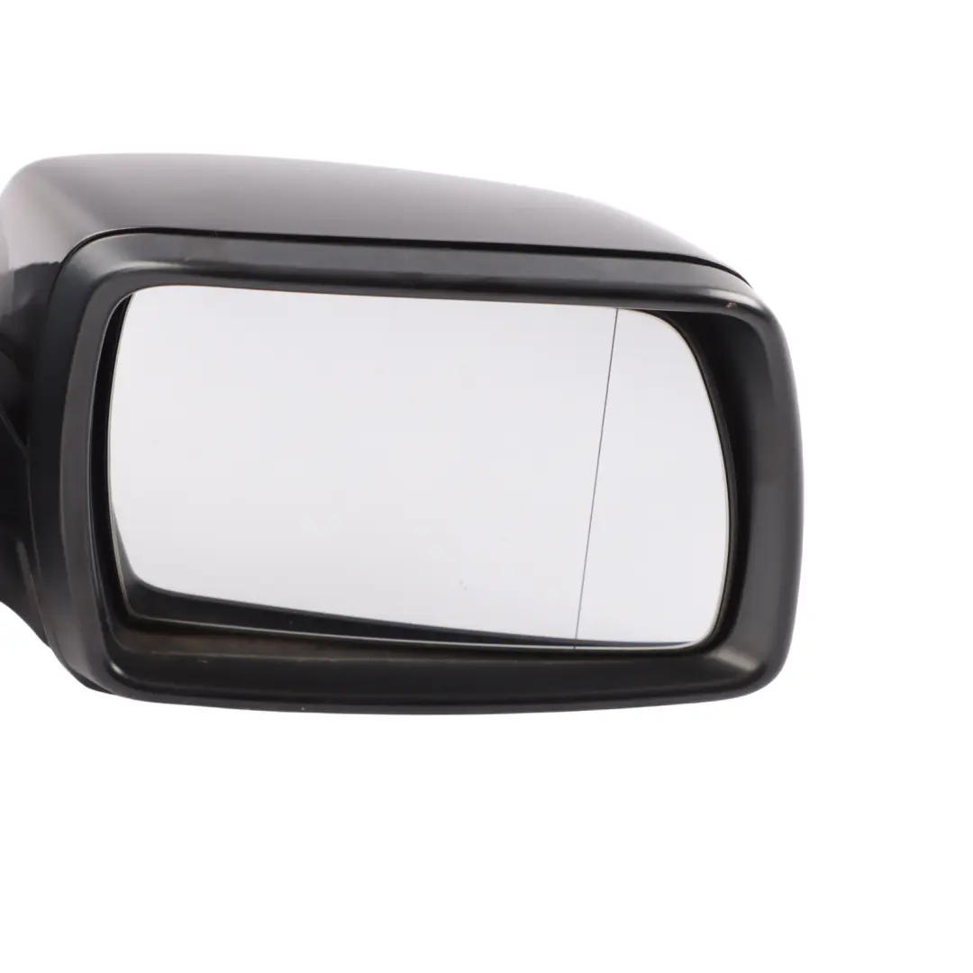 Heated Right Door Wing Mirror O/S Black Sapphire Metallic 475 to BMW X3 Series E83 with Part number 3448134 BMW X3 Series E83 Heated Right Door Wing Mirror O/S Black Sapphire Metallic 475 - SKU rhd-3448134-BS - Part number 3448134