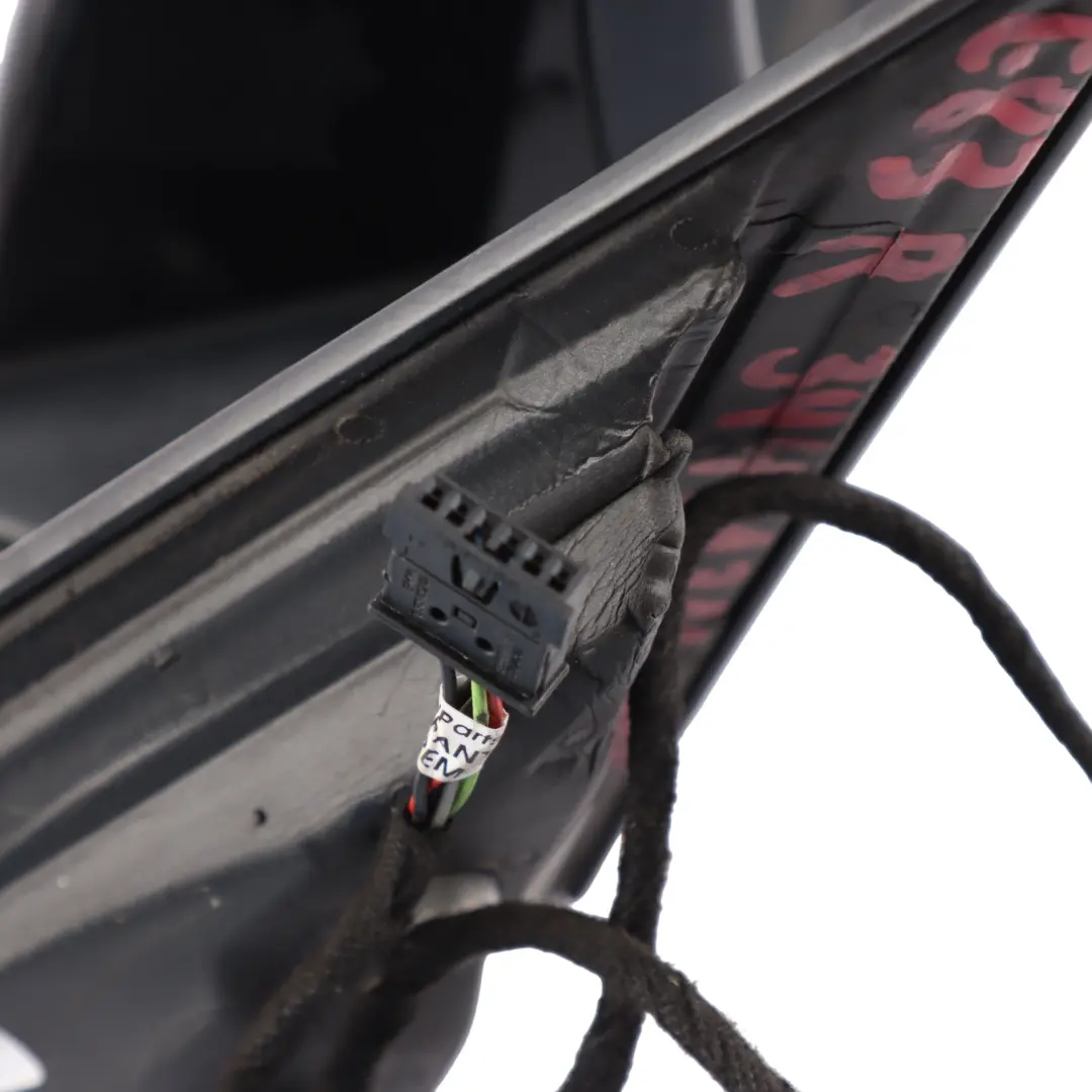 Heated Right Door Wing Mirror O/S Black Sapphire Metallic 475 to BMW X3 Series E83 with Part number 3448134 BMW X3 Series E83 Heated Right Door Wing Mirror O/S Black Sapphire Metallic 475 - SKU rhd-3448134-BS - Part number 3448134