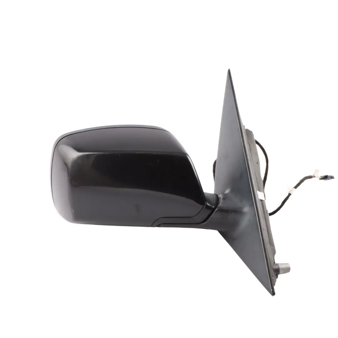 Heated Right Door Wing Mirror O/S Black Sapphire Metallic 475 to BMW X3 Series E83 with Part number 3448134 BMW X3 Series E83 Heated Right Door Wing Mirror O/S Black Sapphire Metallic 475 - SKU rhd-3448134-BS - Part number 3448134