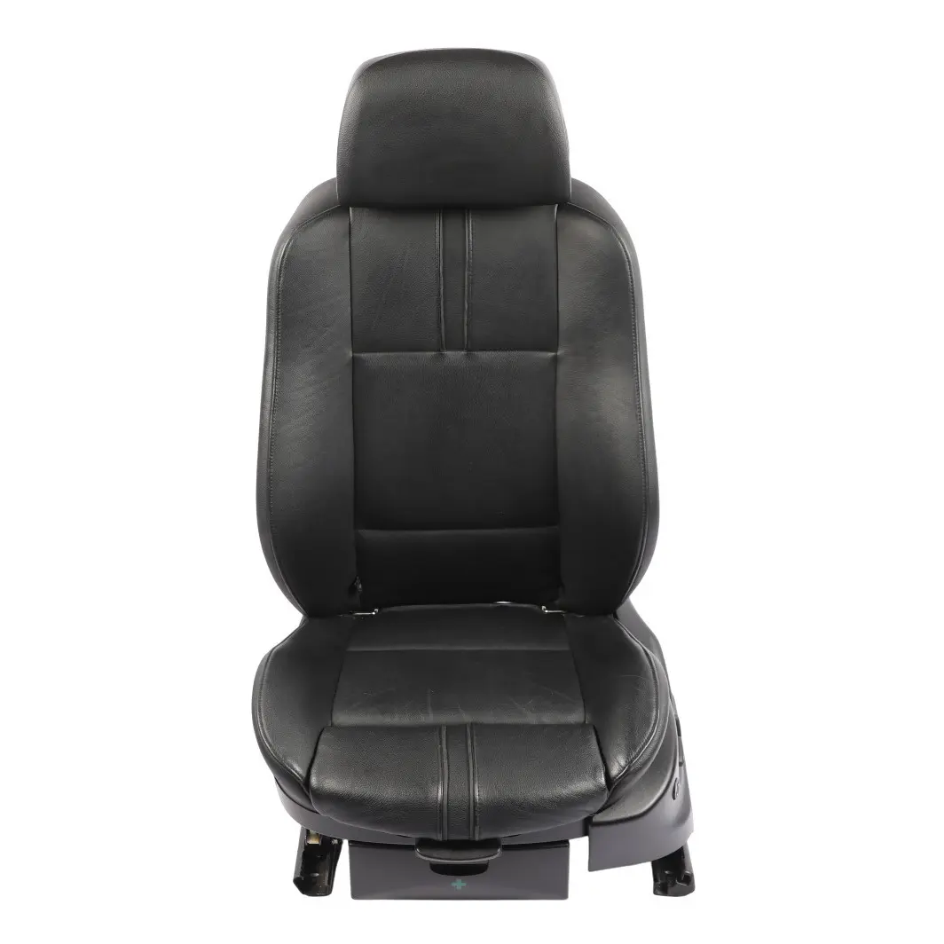 Front Left N/S Heated Leather Nevada Black to BMW X3 E83 LCI Sport Seat with Part number 3454332 BMW X3 E83 LCI Sport Seat Front Left N/S Heated Leather Nevada Black - SKU RHD-3454332-3 - Part number 3454332