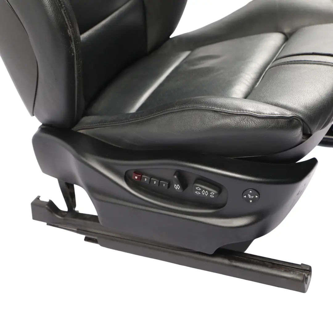 Front Right O/S Heated Memory Leather Nevada Black to BMW X3 E83 LCI Sport Seat with Part number 3454332 BMW X3 E83 LCI Sport Seat Front Right O/S Heated Memory Leather Nevada Black - SKU RHD-3454332-4 - Part number 3454332