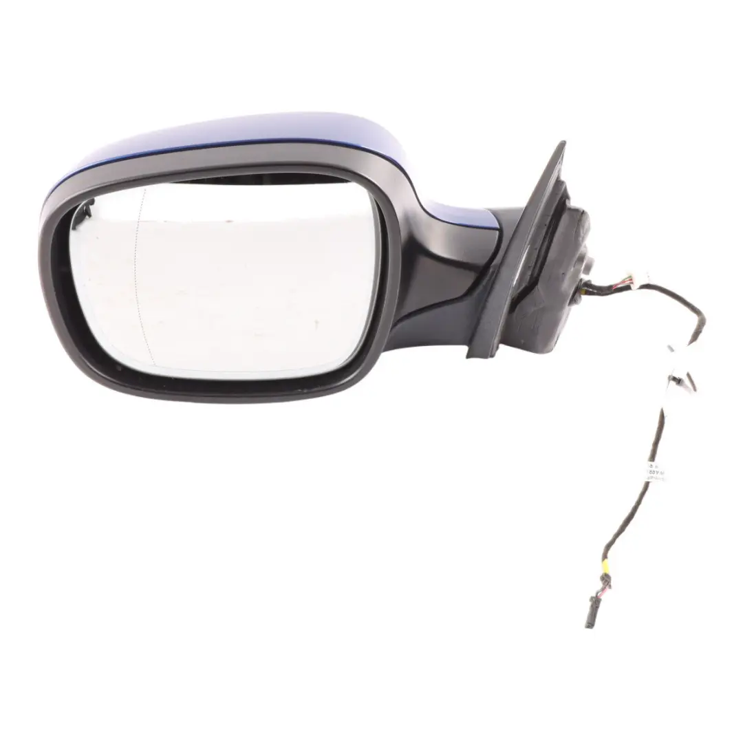 Wing Mirror Heated Left N/S Outside Montegoblau Metallic - A51 to BMW X3 E83 LCI with Part number 3455337 BMW X3 E83 LCI Wing Mirror Heated Left N/S Outside Montegoblau Metallic - A51 - SKU RHD-3455337-MTB - Part number 3455337