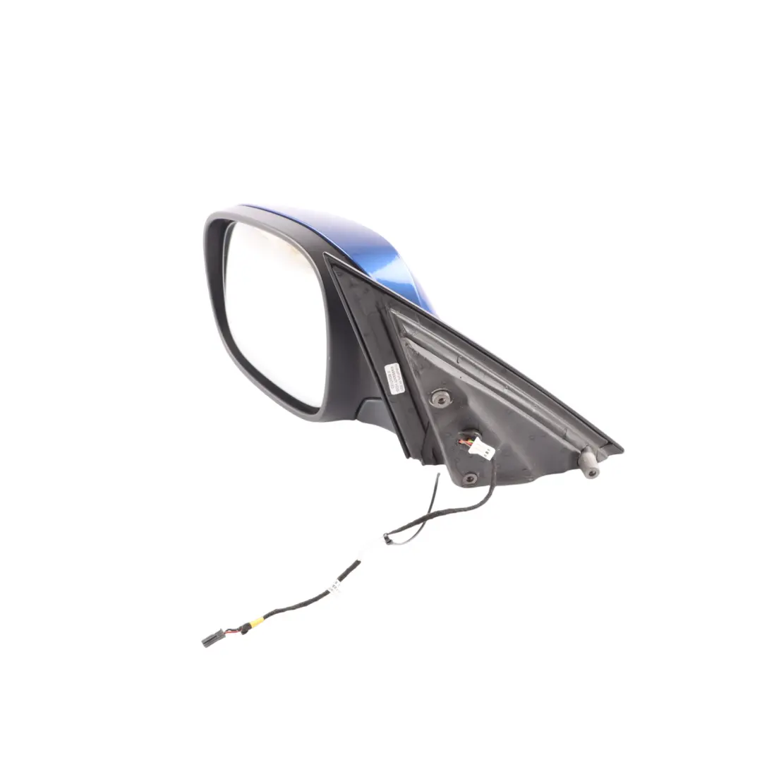 Wing Mirror Heated Left N/S Outside Montegoblau Metallic - A51 to BMW X3 E83 LCI with Part number 3455337 BMW X3 E83 LCI Wing Mirror Heated Left N/S Outside Montegoblau Metallic - A51 - SKU RHD-3455337-MTB - Part number 3455337