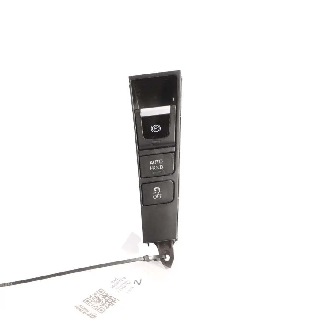 Handbrake Switch Auto Hold ESP Button Panel to VW Volkswagen Passat B7 with Part number 3AC927238 VW Volkswagen Passat B7 Handbrake Switch Auto Hold ESP Button Panel - SKU RHD-3AC927238 - Part number 3AC927238