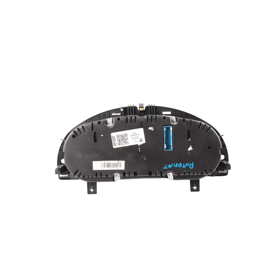 Instrument Cluster Speedometer Diesel Automatic to Volkswagen Passat B7 with Part number 3C8920981K Volkswagen Passat B7 Instrument Cluster Speedometer Diesel Automatic - SKU RHD-3C8920981K - Part number 3C8920981K