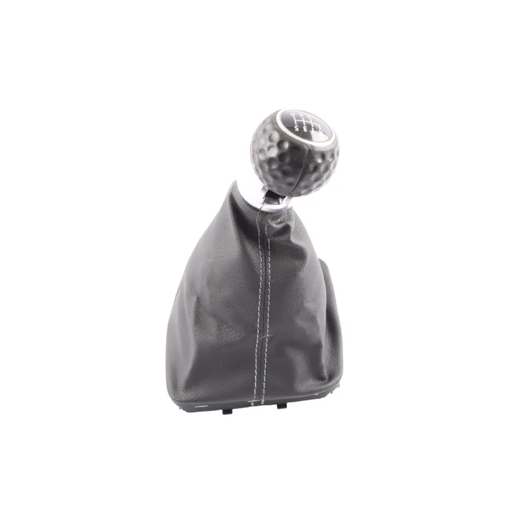 VW Golf GTD Mk7 5G 6 Speed Shift Knob Gear Stick Gaiter Leather - SKU RHD-5G2711113D - Part number 5G2711113D